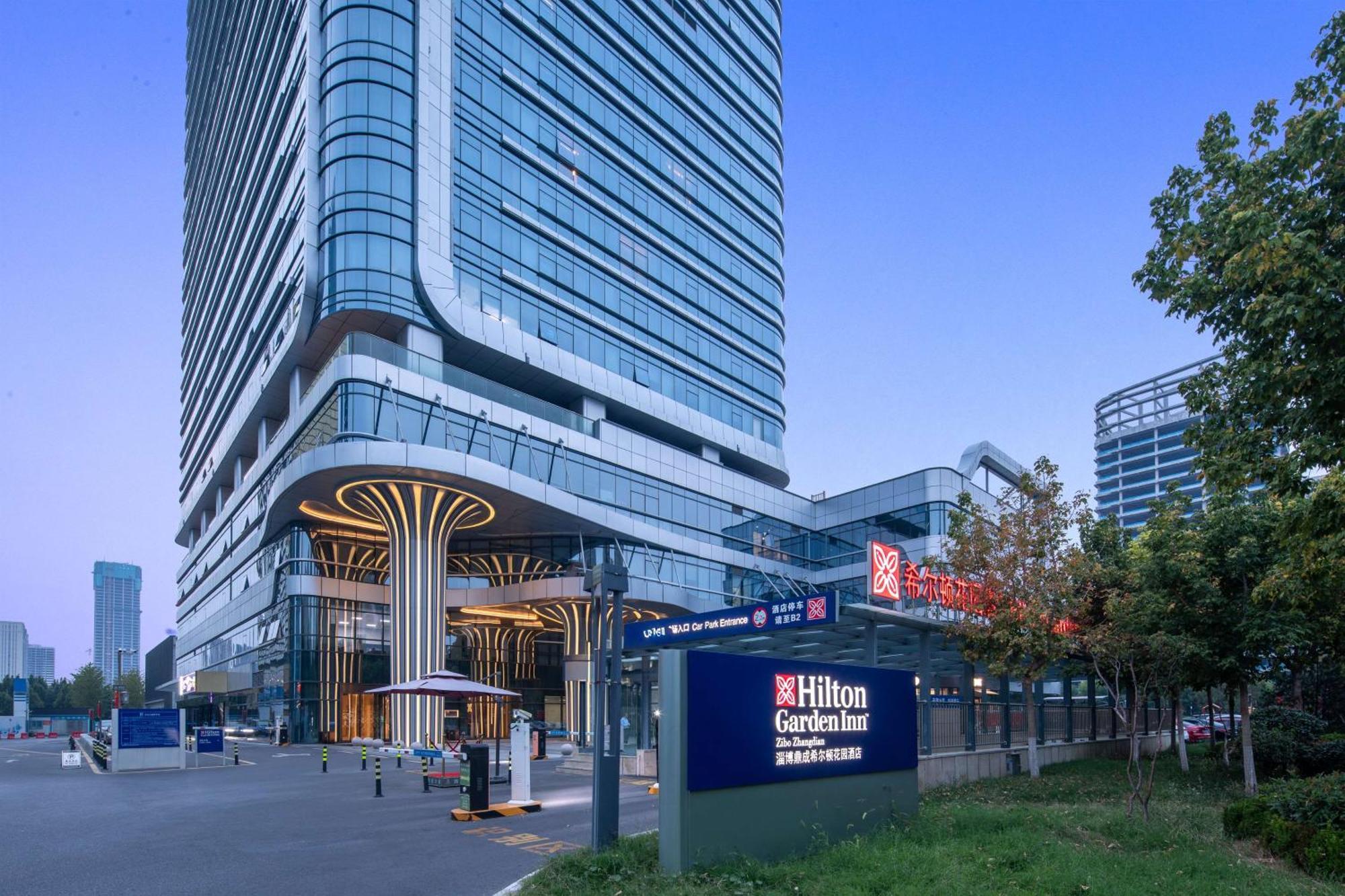 Hilton Garden Inn Zibo Zhangdian Buitenkant foto